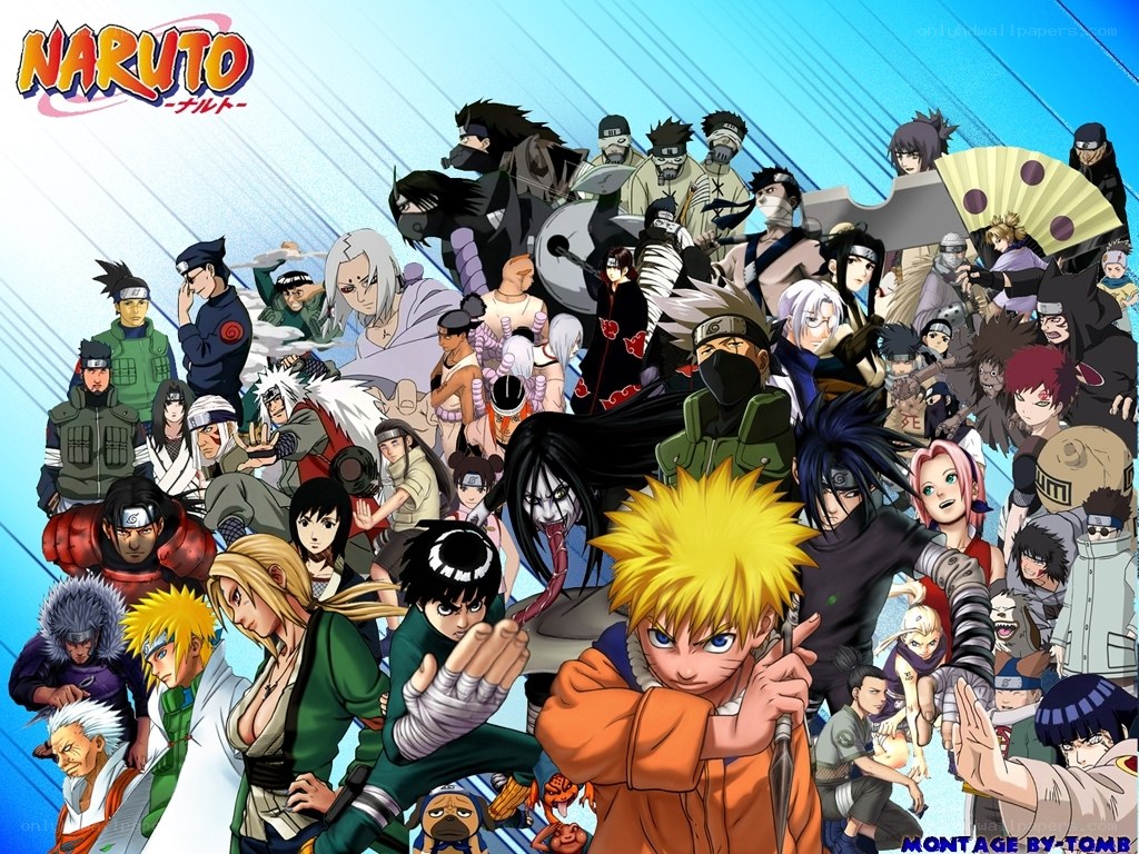 Naruto character montage