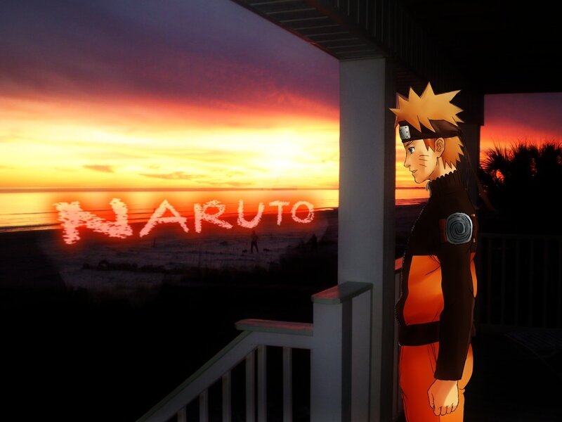 Naruto Character on Porch