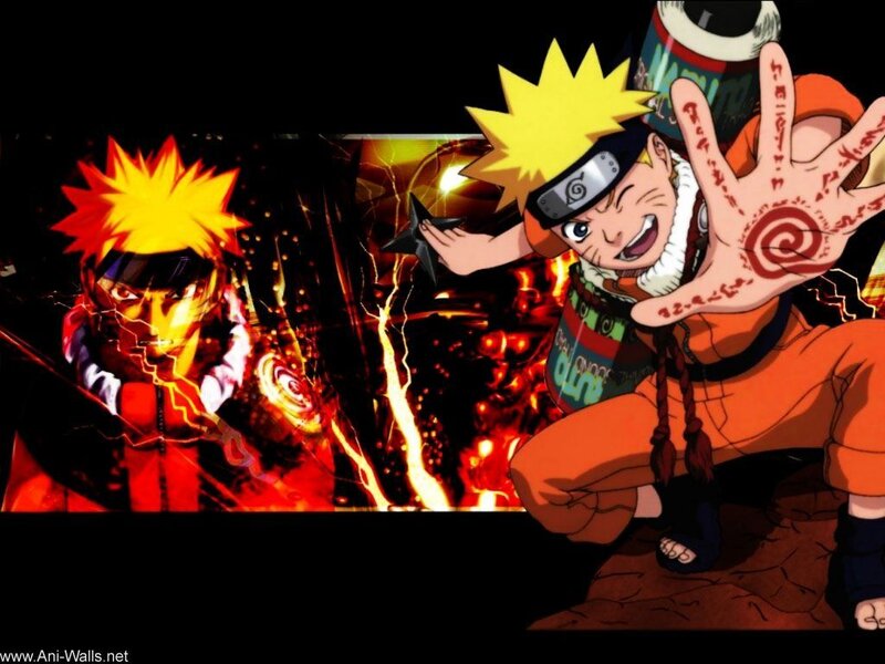 Naruto Character — Orange, Dramatic, Anime, Spiky Hair