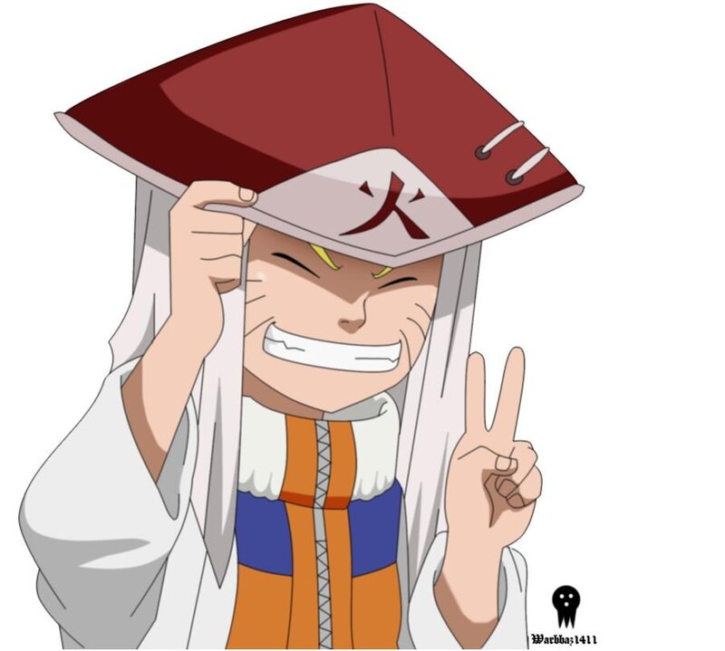 Naruto Character — Orange, Playful