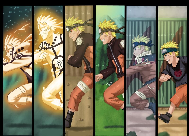 Naruto Character Panels — Orange