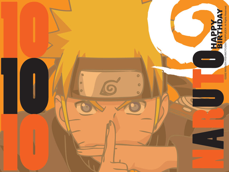 Naruto Character Portrait — Orange