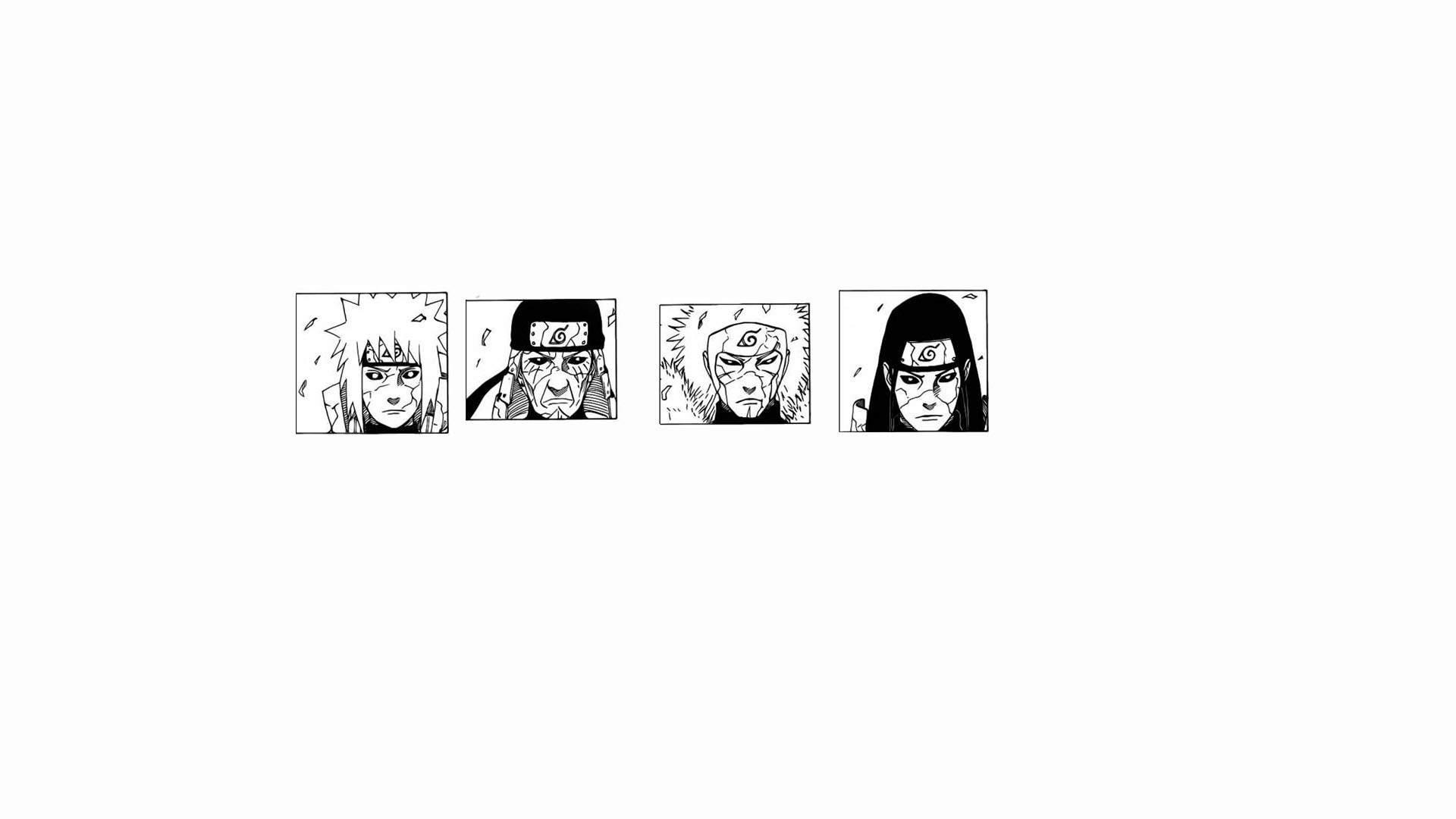 Naruto character portraits