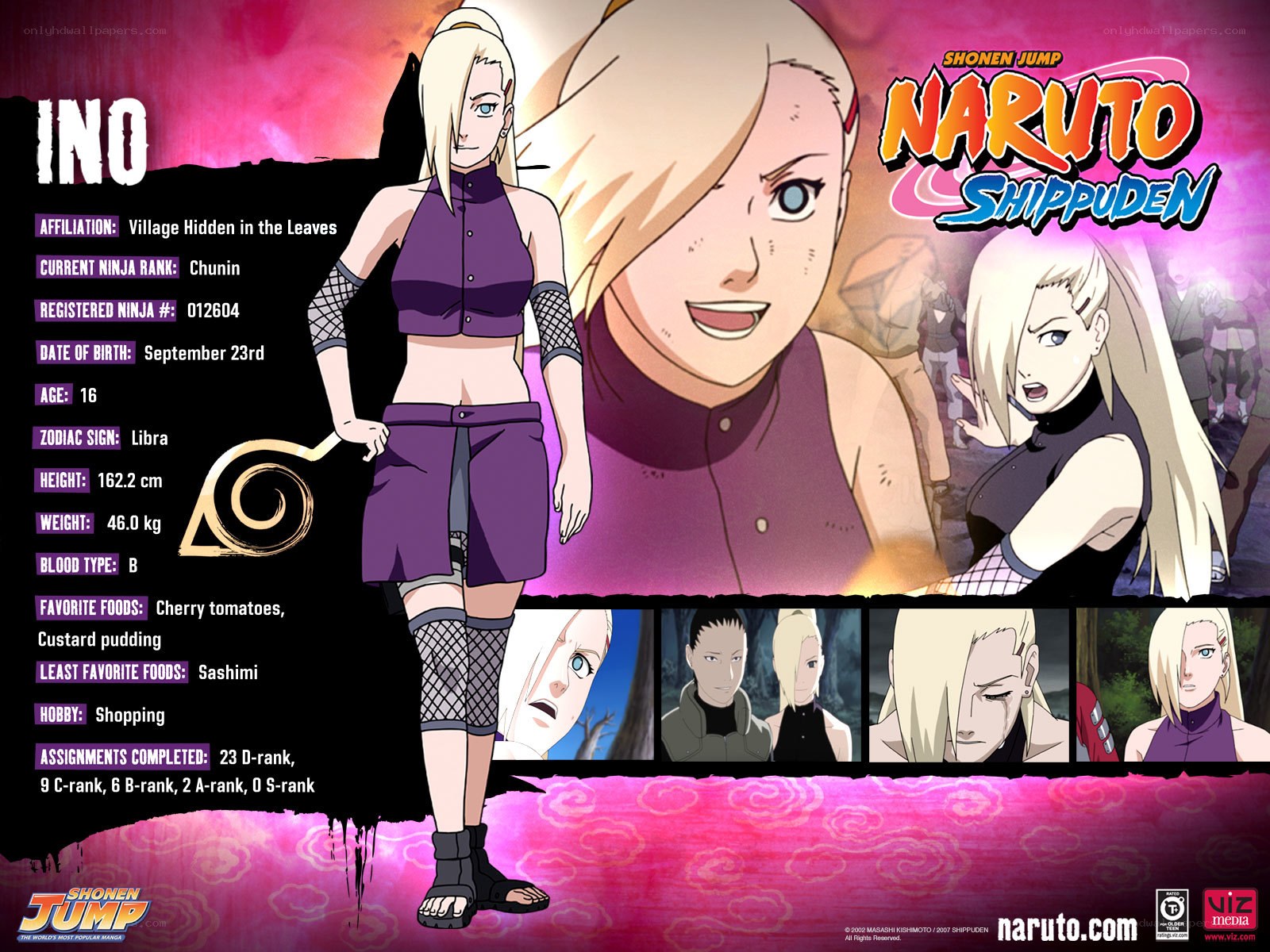 Naruto character profile: Ino