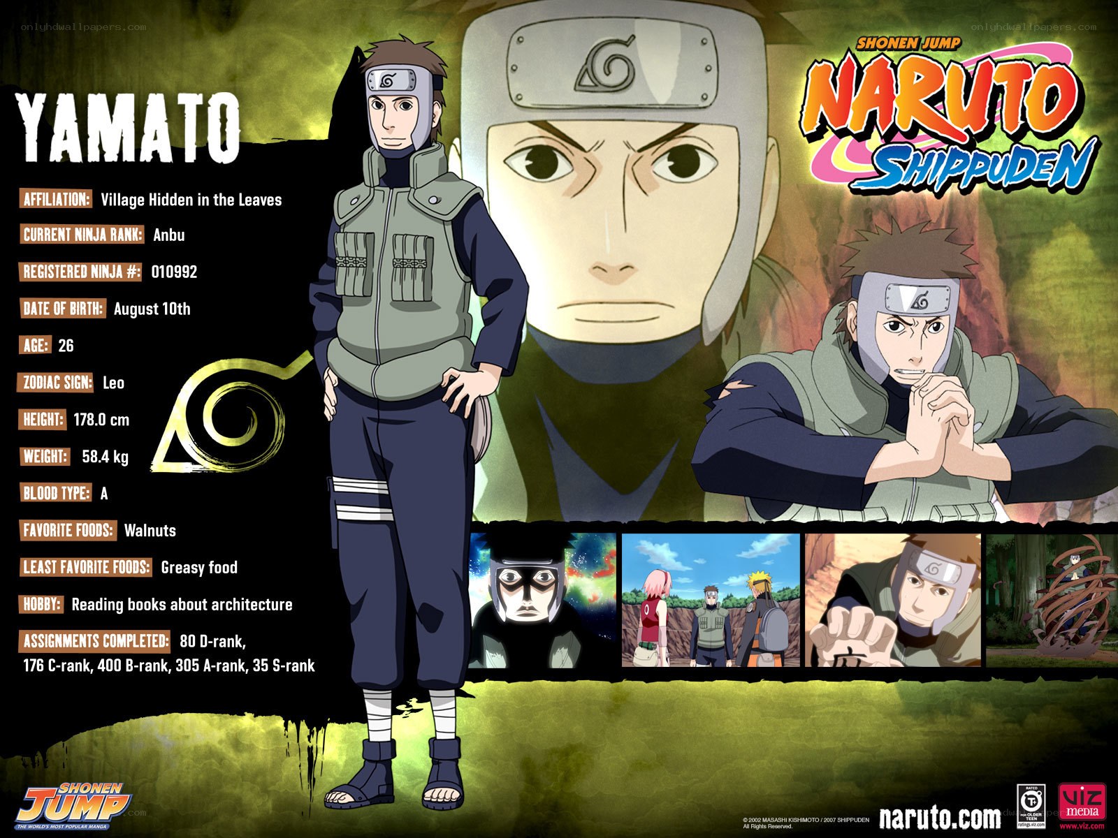 Naruto character profile: Yamato