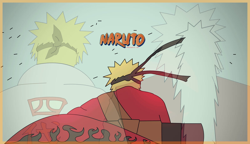 Naruto Character — Red, Dramatic