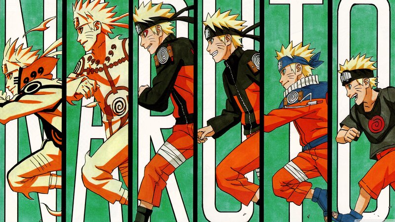Naruto Character Running — Green