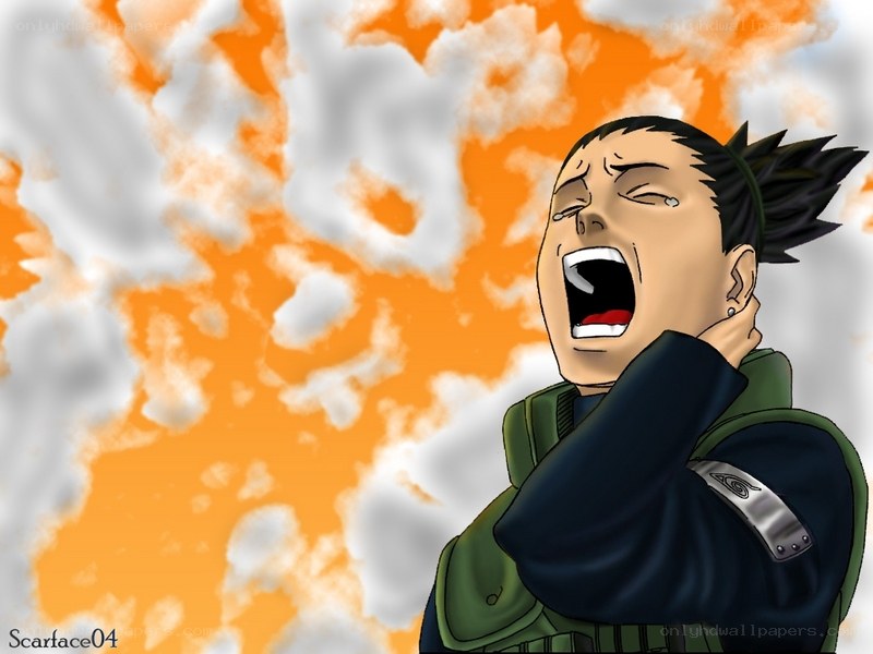 Naruto character screaming in pain