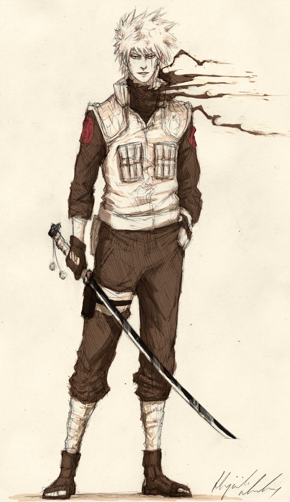 Naruto character sketch