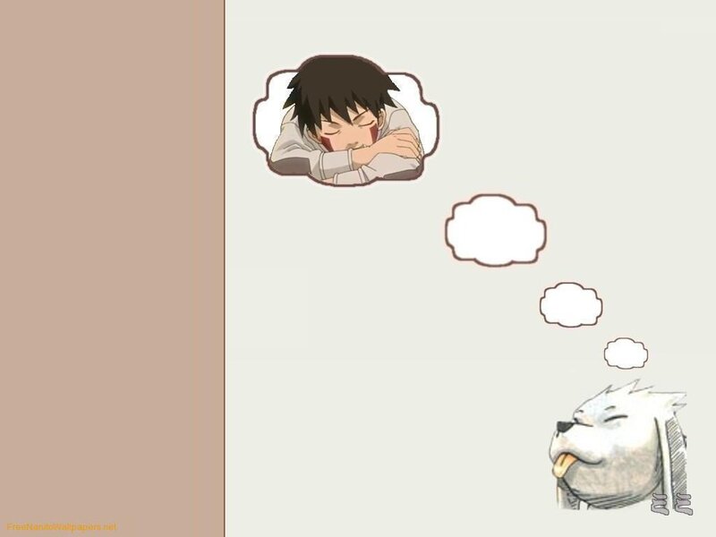Naruto character sleeping thought