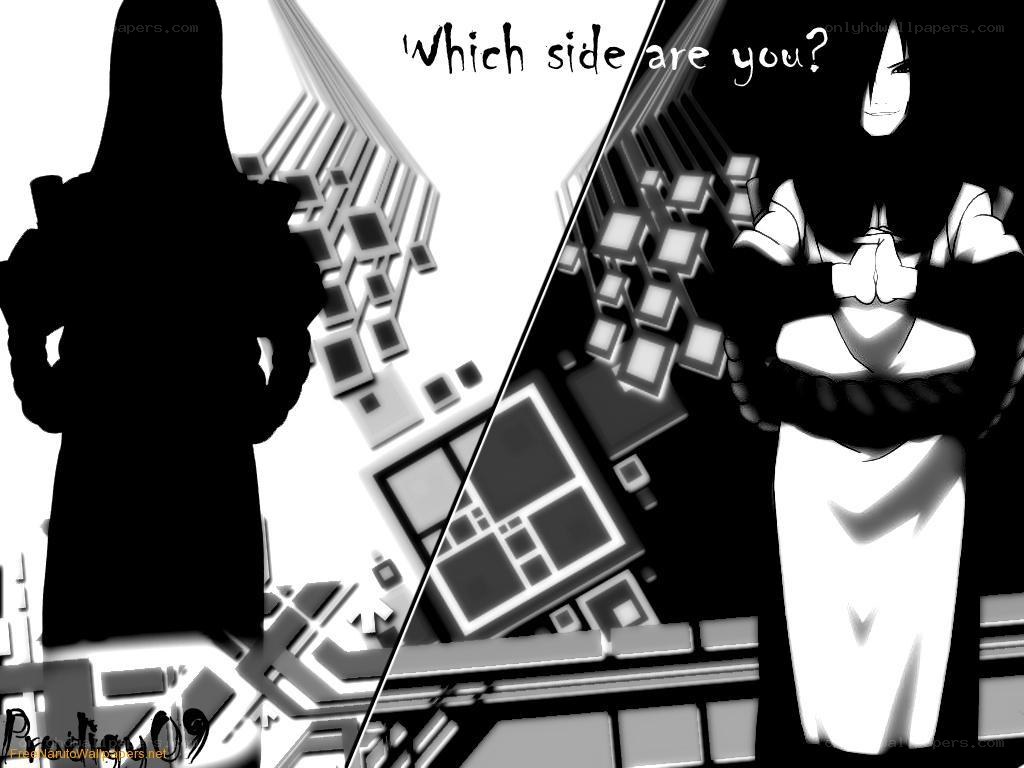 Naruto character split screen