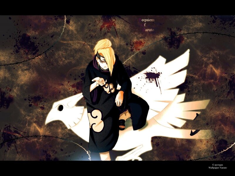Naruto character with bird