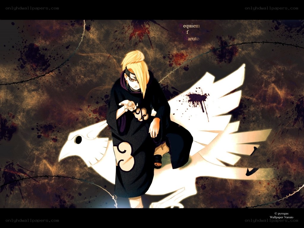 Naruto character with bird