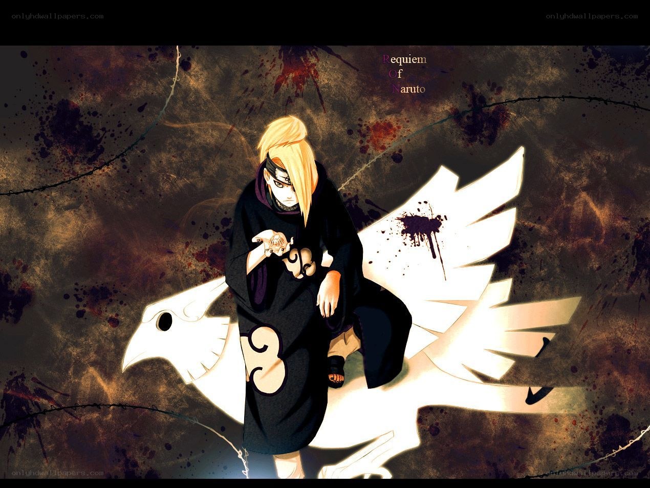 Naruto character with bird