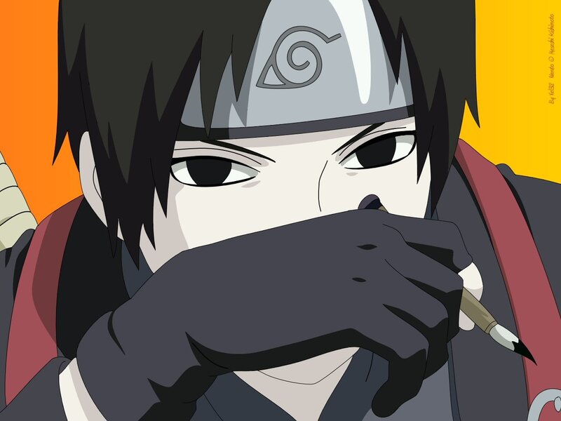 Naruto character with brush
