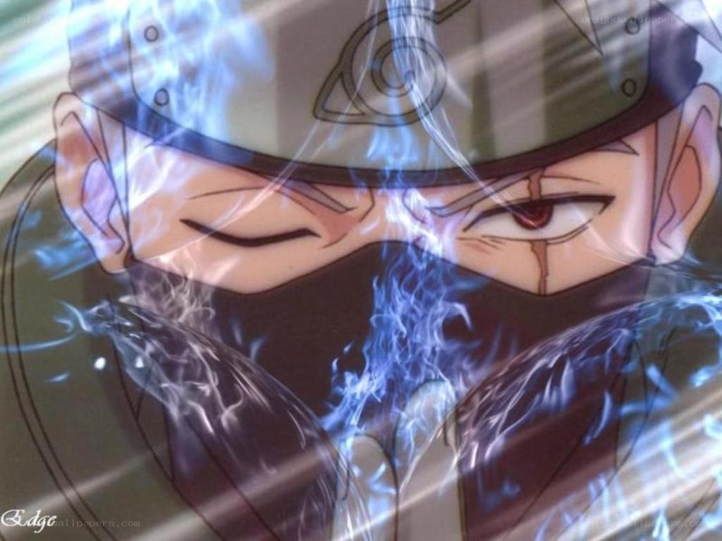 Naruto character with chakra