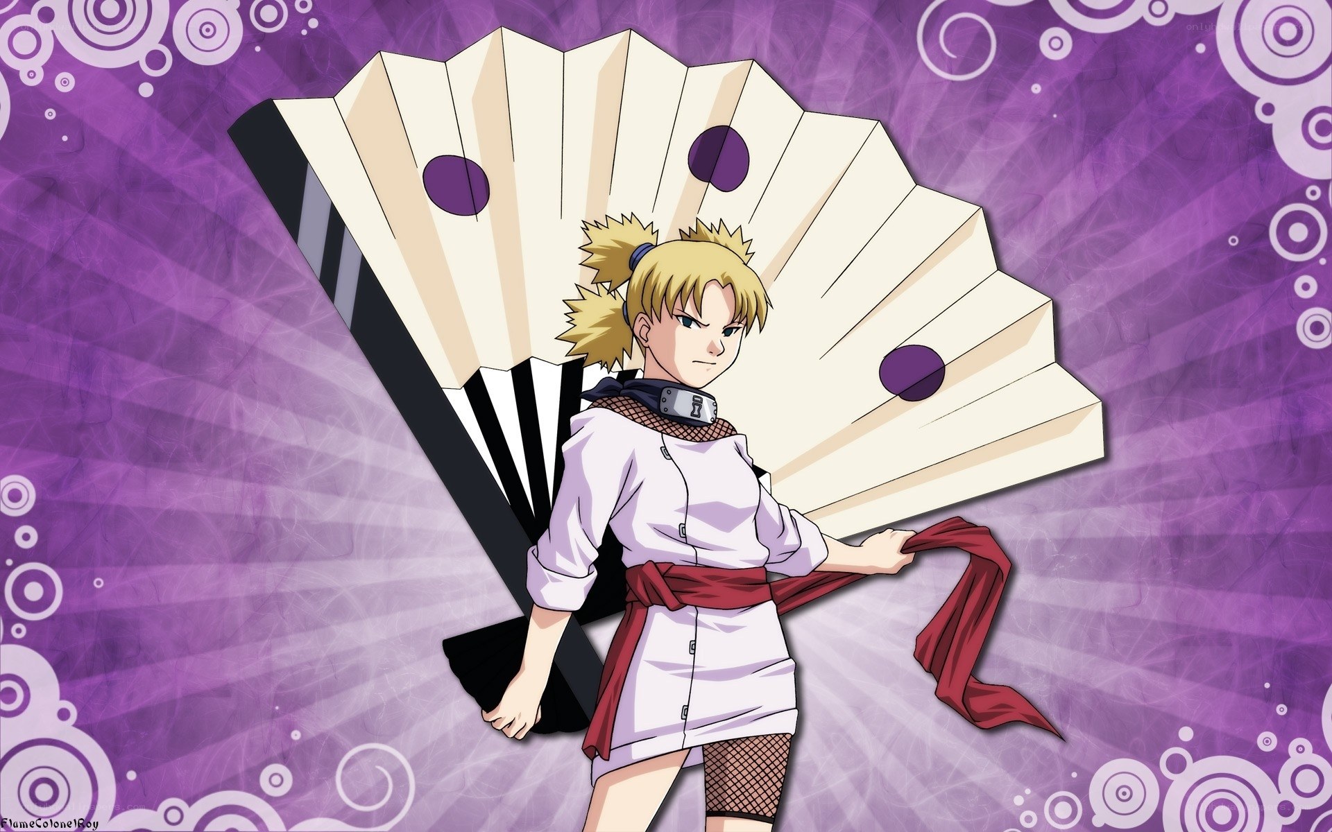 Naruto character with fan