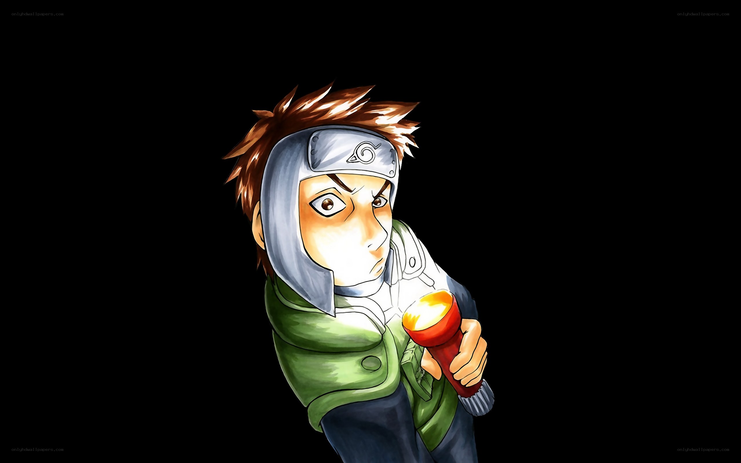 Naruto character with flashlight