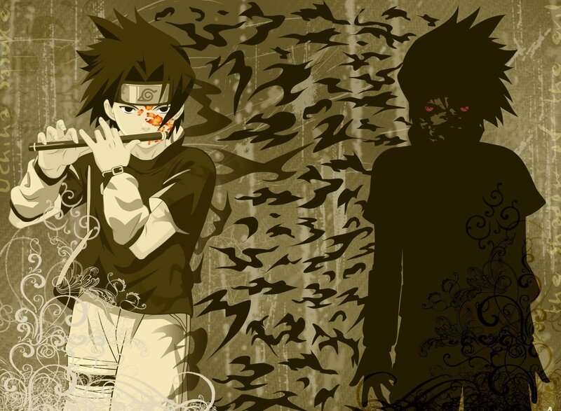 Naruto character with flute