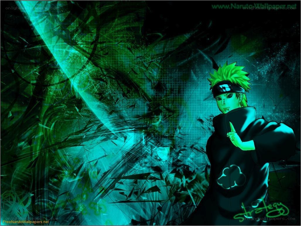 Naruto character with green energy