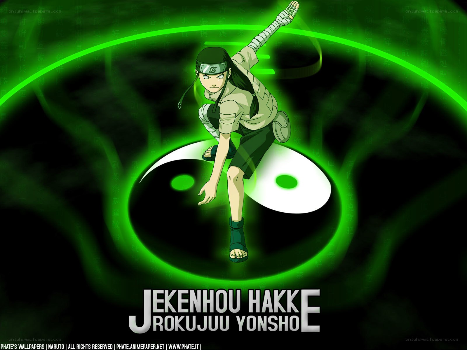 Naruto character with green energy