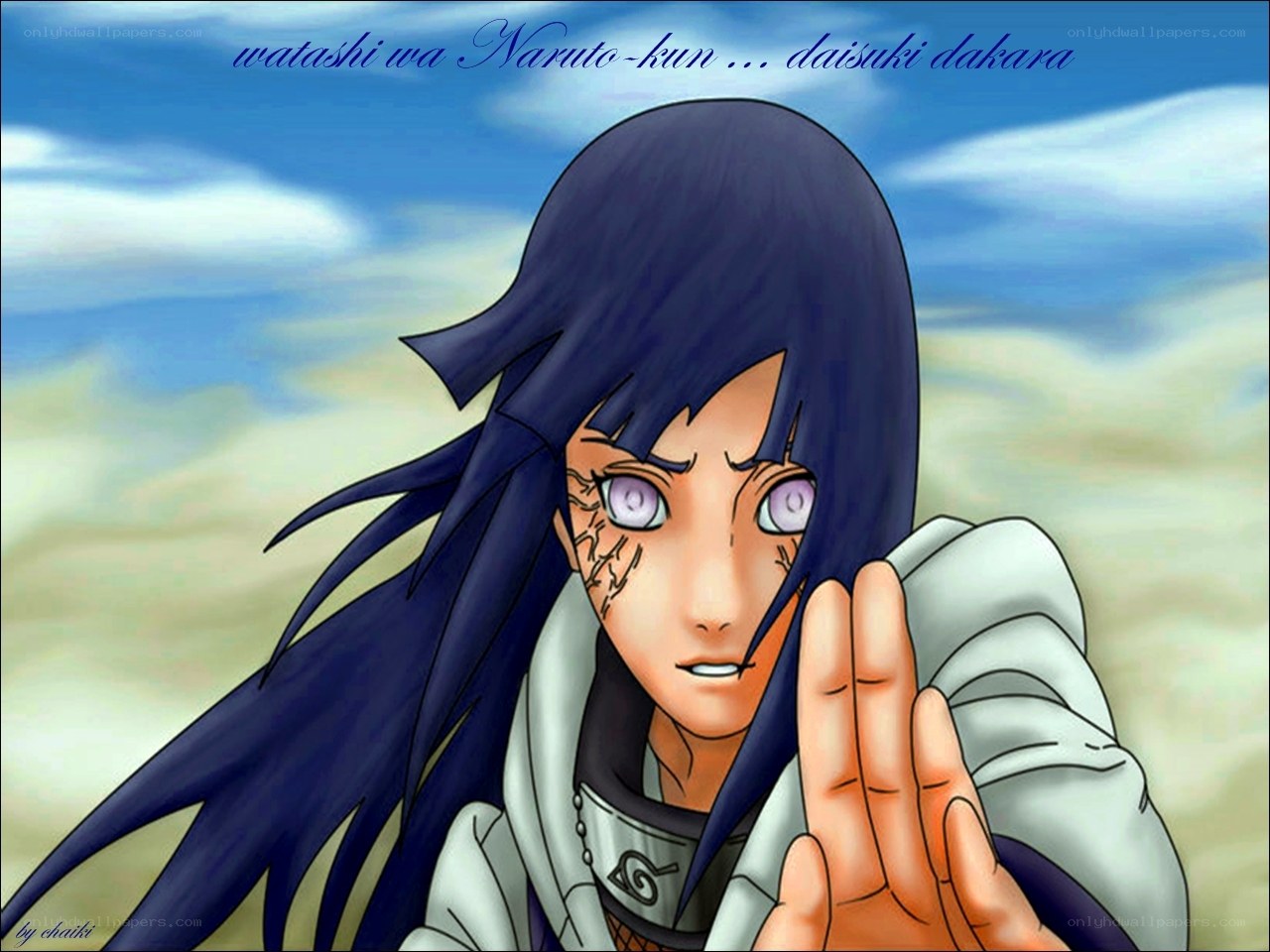 Naruto character with hand gesture
