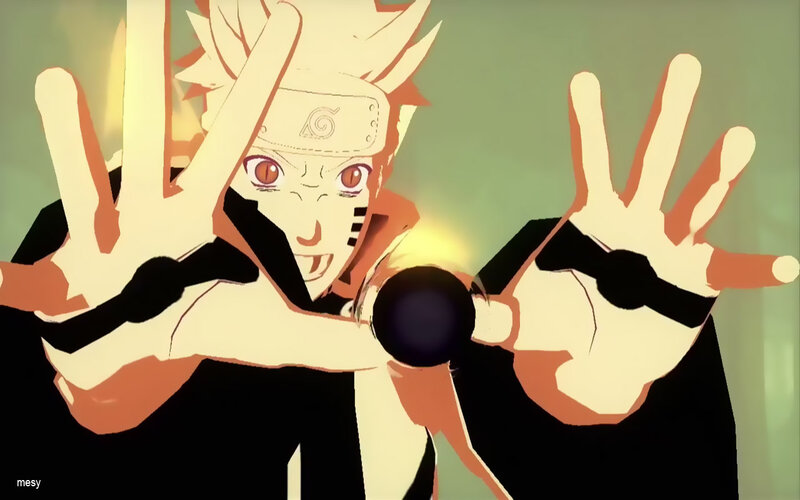 Naruto Character with Hands