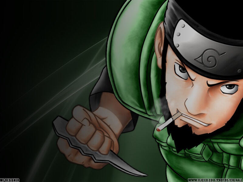 Naruto character with knife