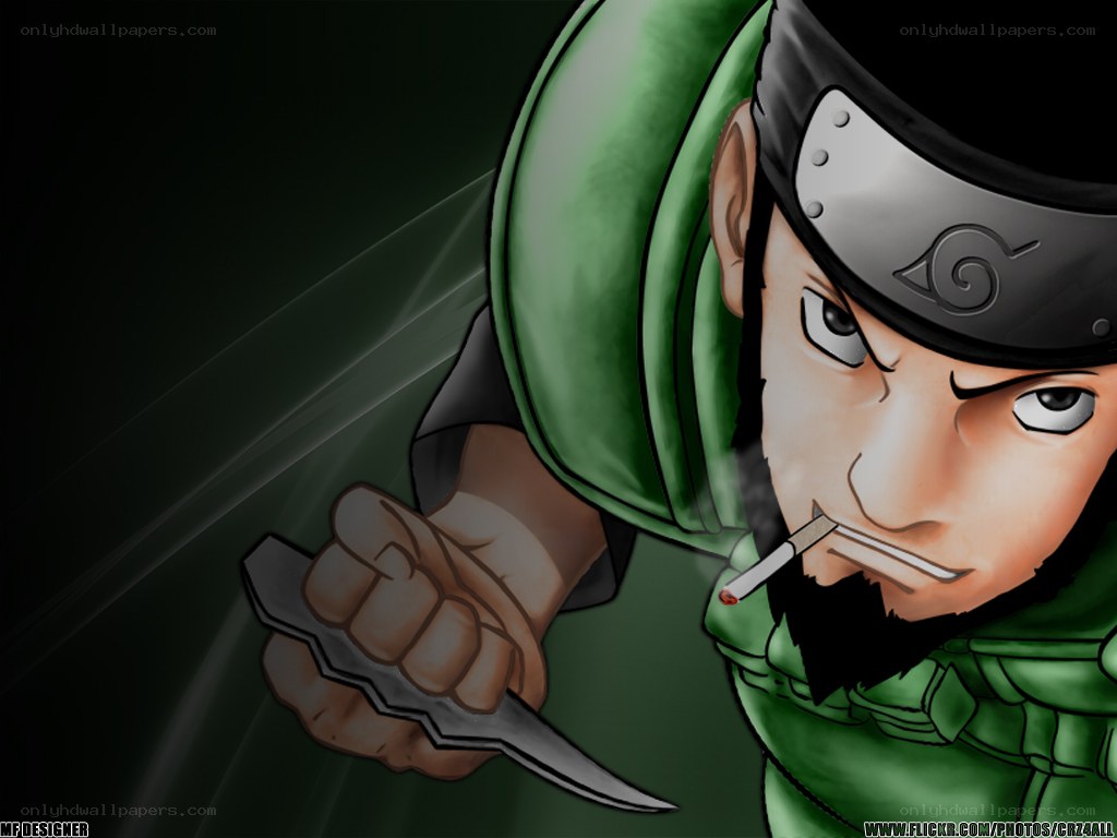 Naruto character with knife