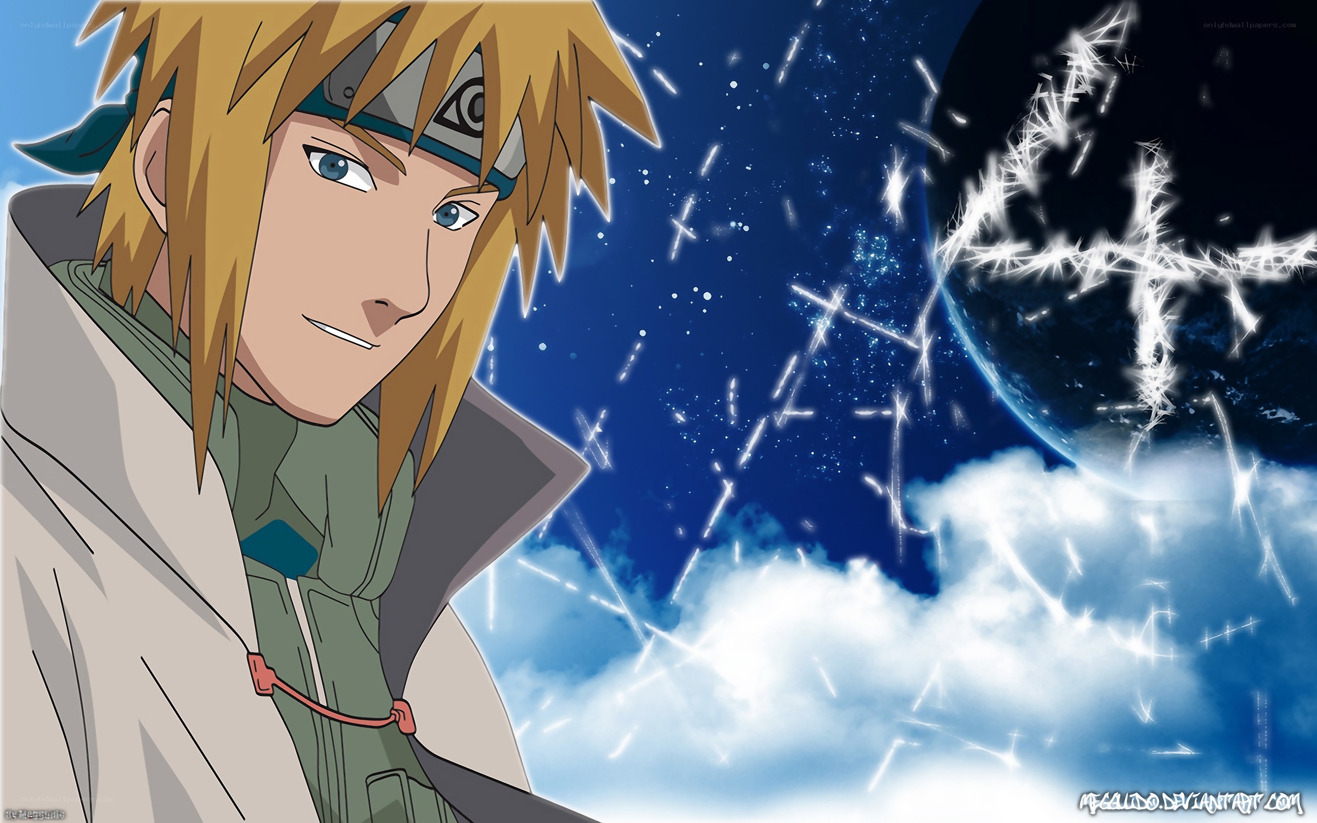 Naruto character with lightning