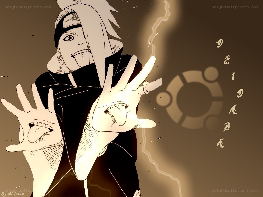 Naruto character with lightning