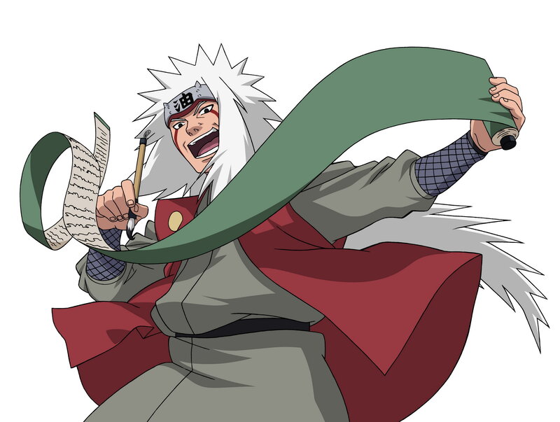 Naruto character with scroll