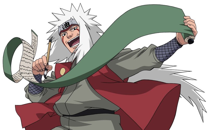 Naruto character with scroll