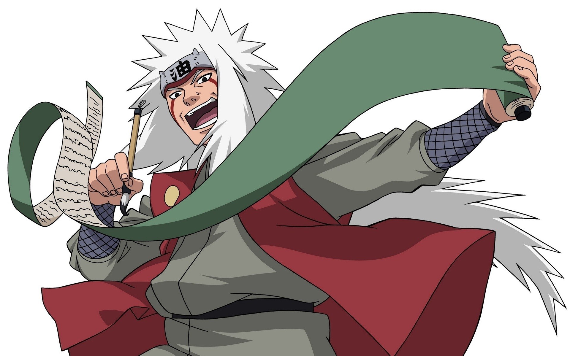 Naruto character with scroll