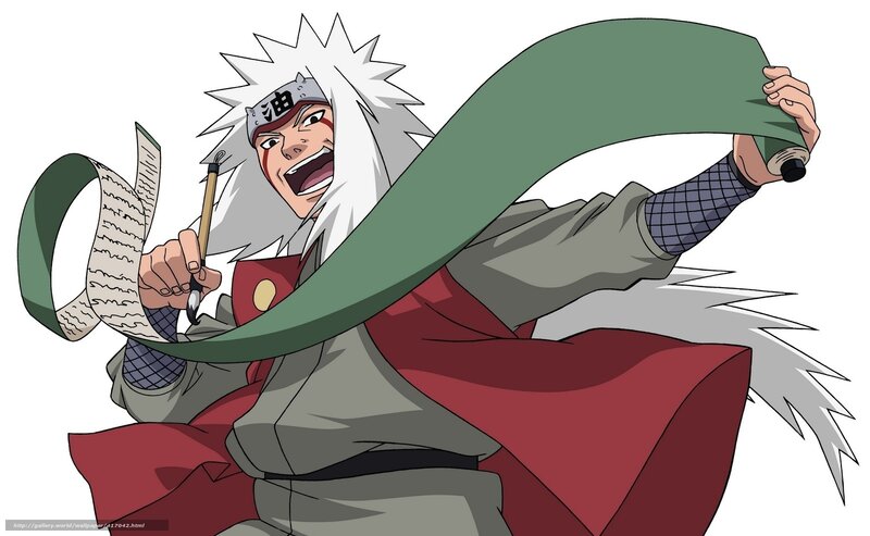 Naruto character with scroll