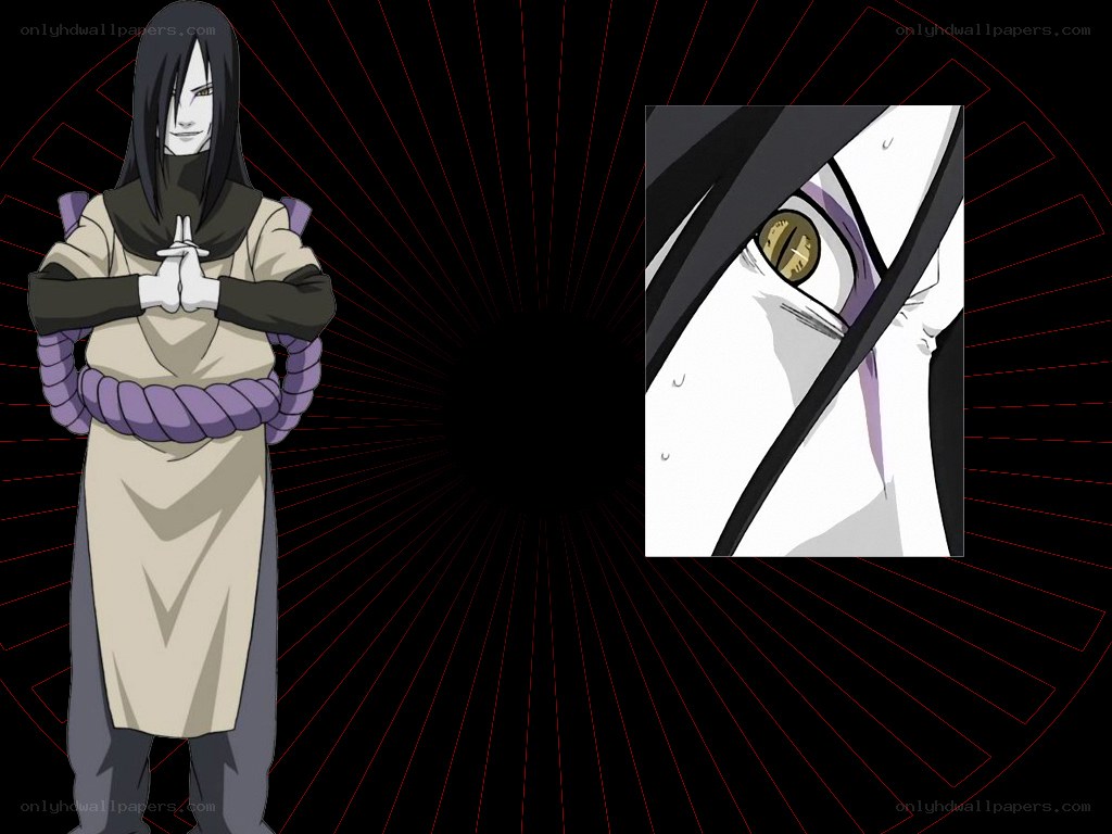 Naruto character with Sharingan eye