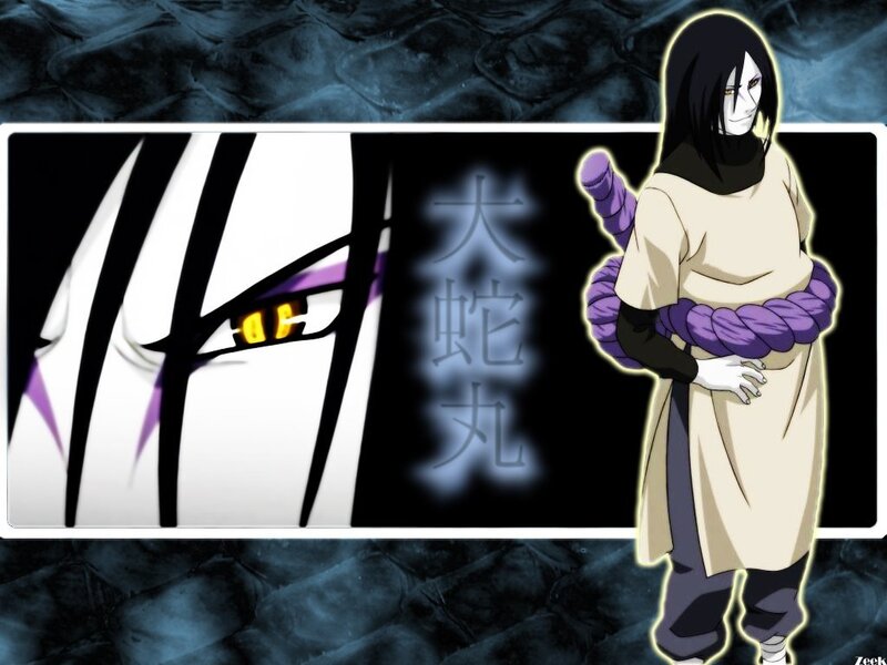 Naruto character with snake