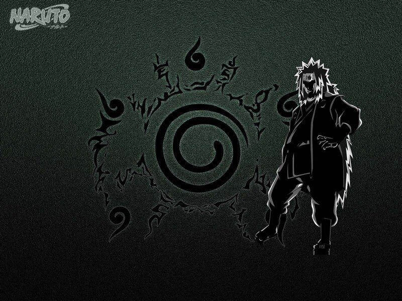 Naruto character with spiral symbol