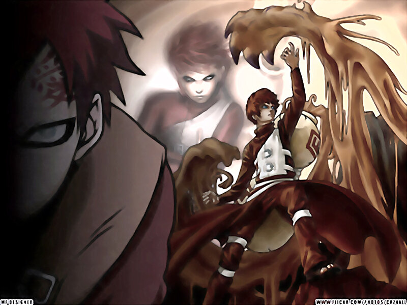 Naruto character with tailed beast