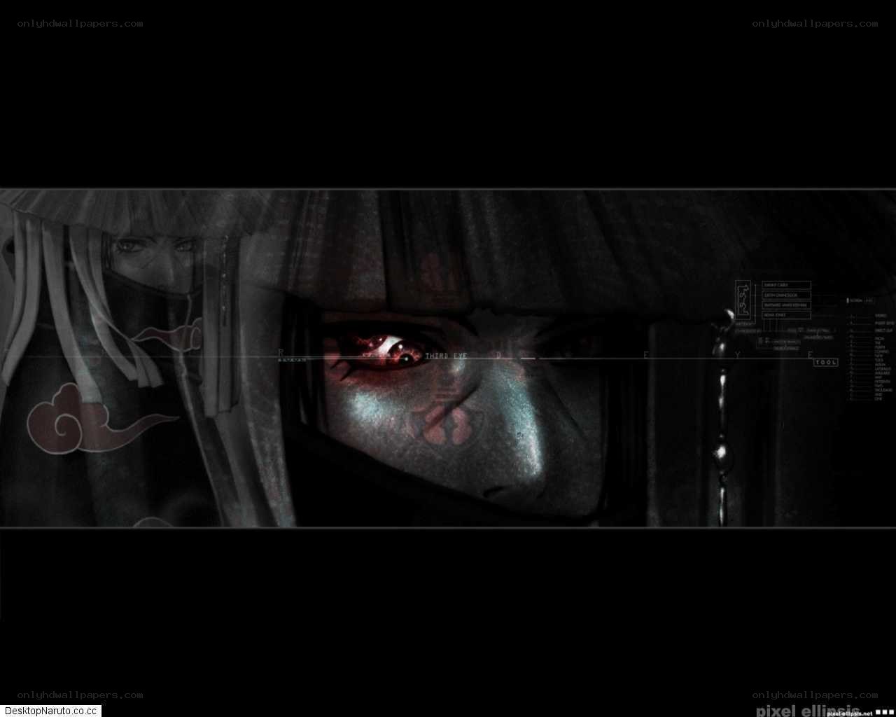Naruto character with third eye