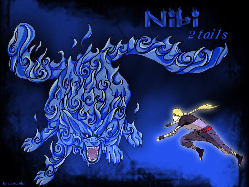 Naruto character with two-tailed beast