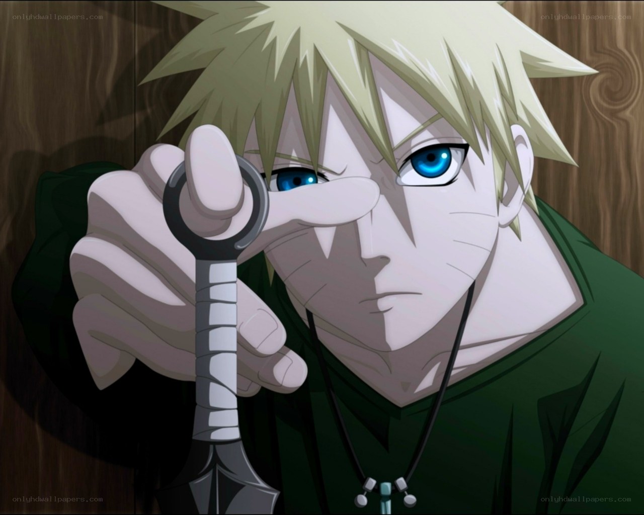 Naruto character with weapon