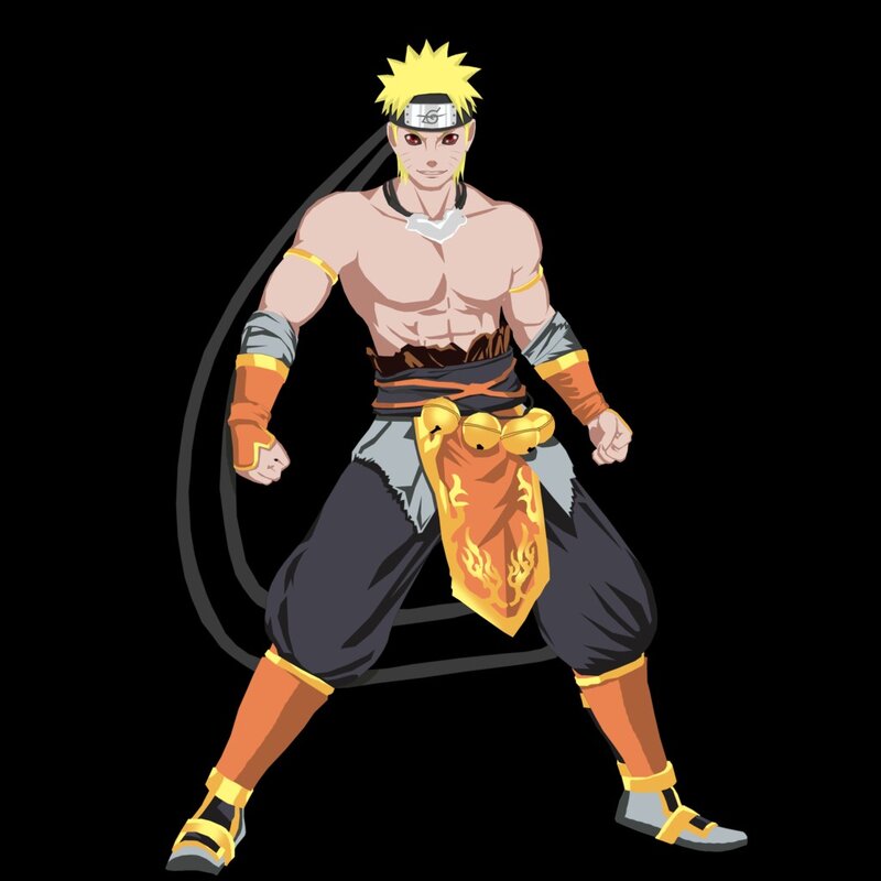 Naruto Character — Yellow, Confident