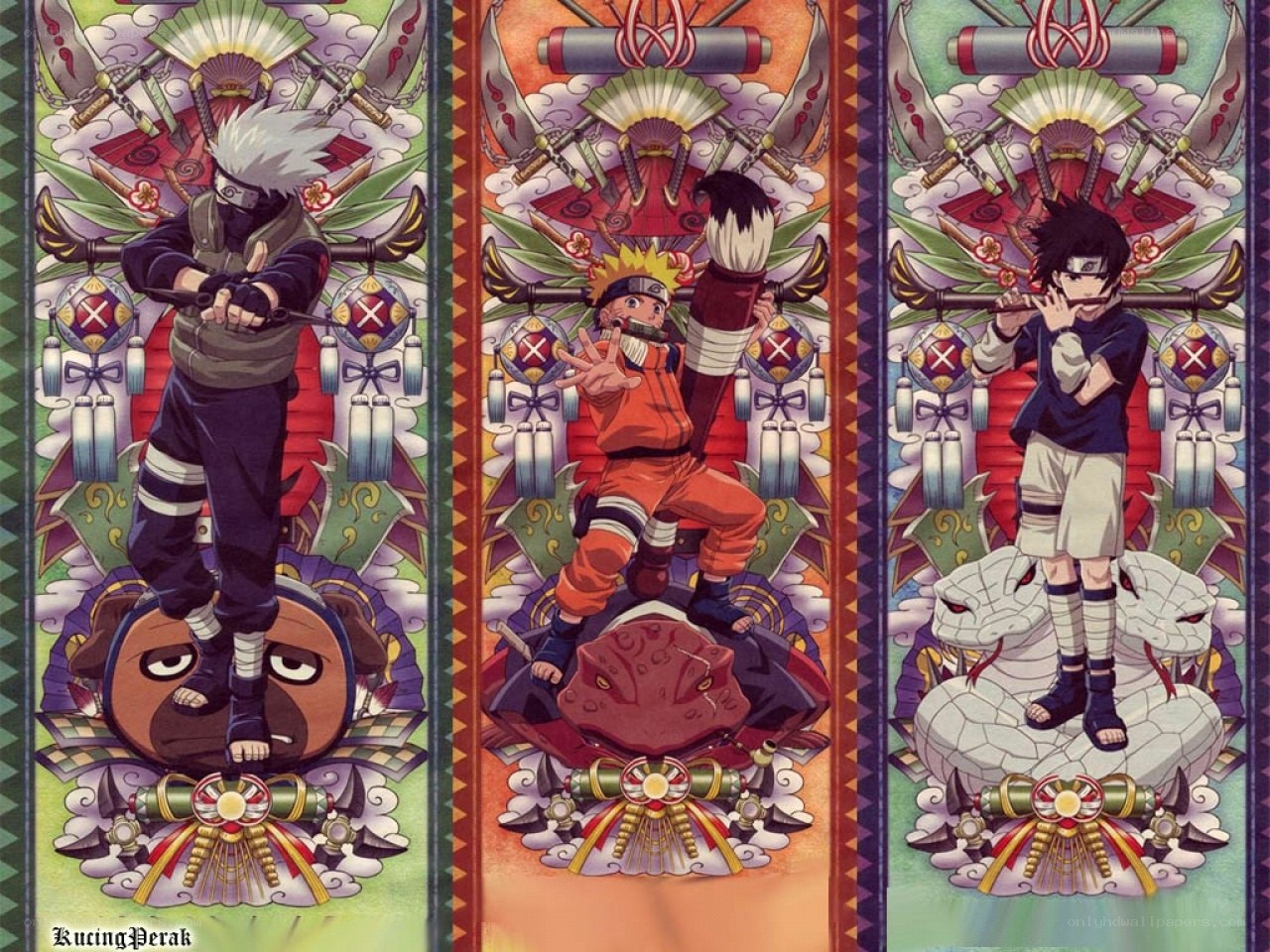 Naruto characters art