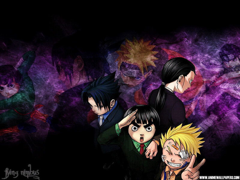 Naruto characters collage