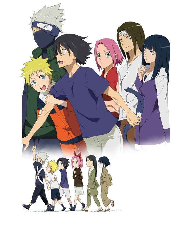 Naruto characters group
