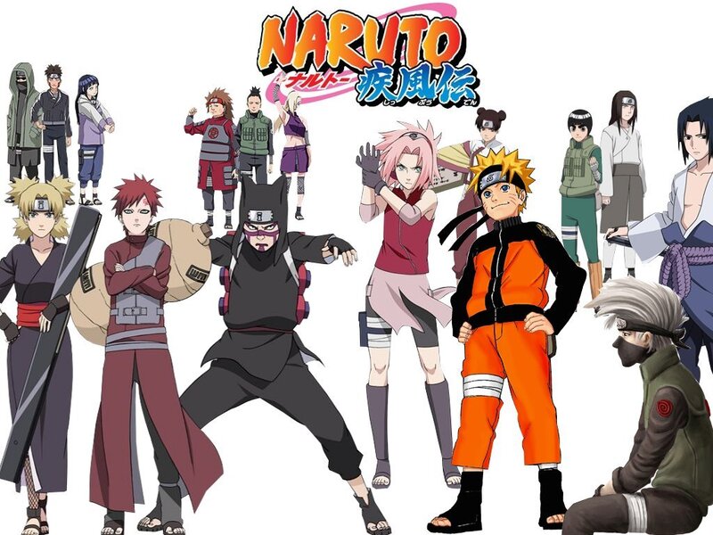 Naruto characters group