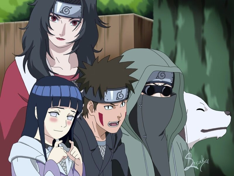 Naruto Characters Group — Green