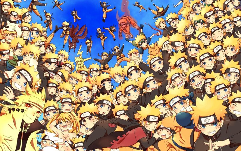 Naruto Characters Group — Yellow