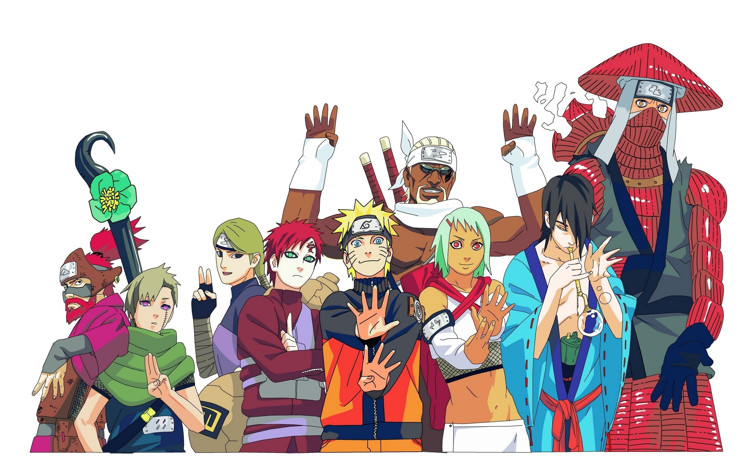 Naruto characters group
